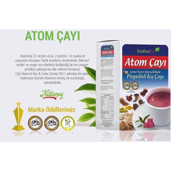 Naturpy Propolisli Atom Çayı 150 gr ürün görseli