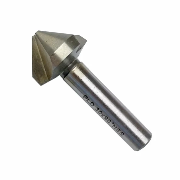 PLD Silindir Saplı Havşa Freze 30mm 90 Derece