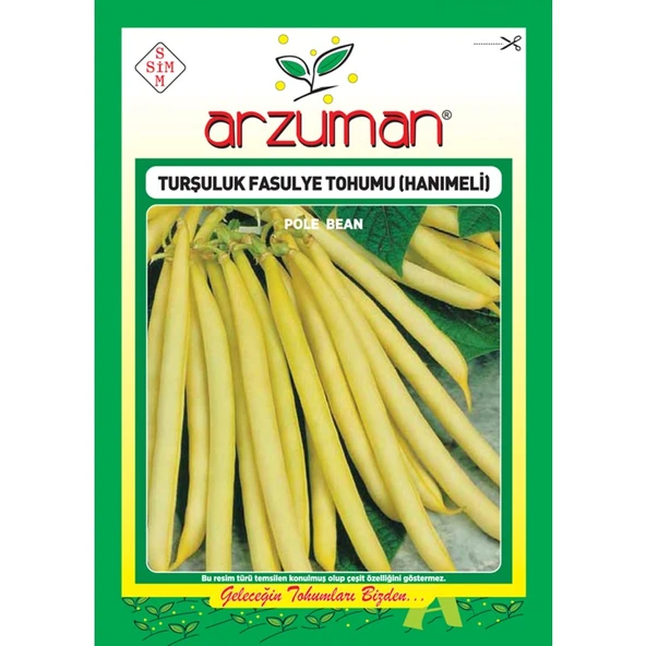 Arzuman Turşuluk Fasulye Tohum Hanımeli 50 gr - 1