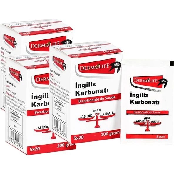 Dermolife 3 Kutu Ingiliz Karbonatı 60 Stick Denizpharma ürün görseli