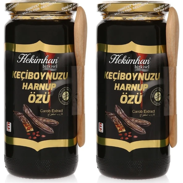 Hekimhan Keçiboynuzu Keçi Boynuzu Özü Harnup Pekmezi 640 gr x 2'li
