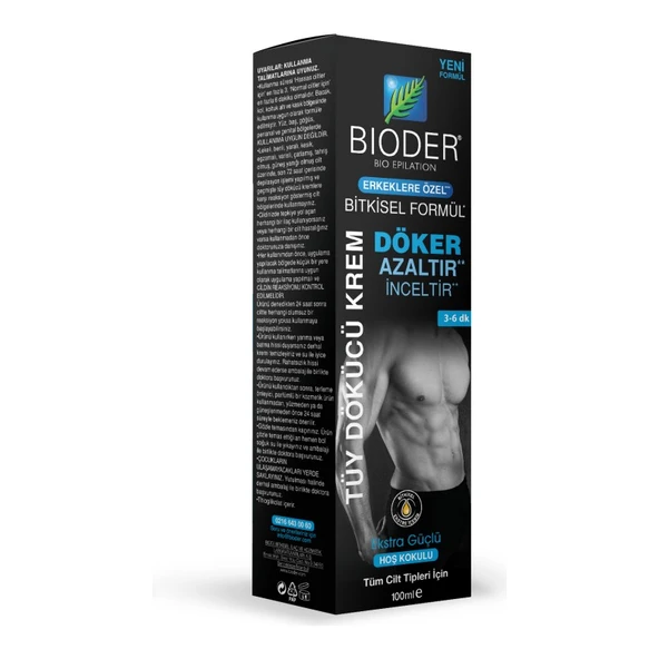 Bioder Bioder erkeklere Özel Tüy Dökücü Krem 100 Ml  -(Miadsız) ürün görseli