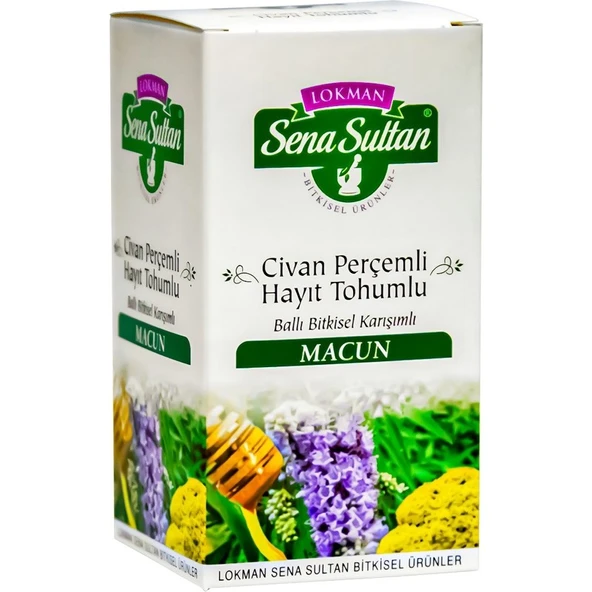 Lokman Sena Sultan Civan Perçemli & Hayıt Tohumlu Ballı Bitkisel Macun 420 gr ürün görseli