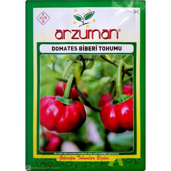 Arzuman Domates Biberi Tohumu 5 gr-500+ Adet - 1