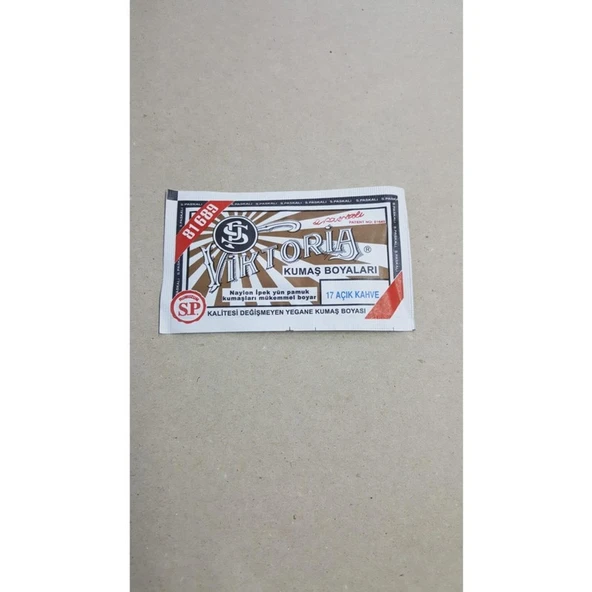 EC Shop Viktoria Boya Viktoria Kumaş Boyası 10GR Açık Kahve - 1