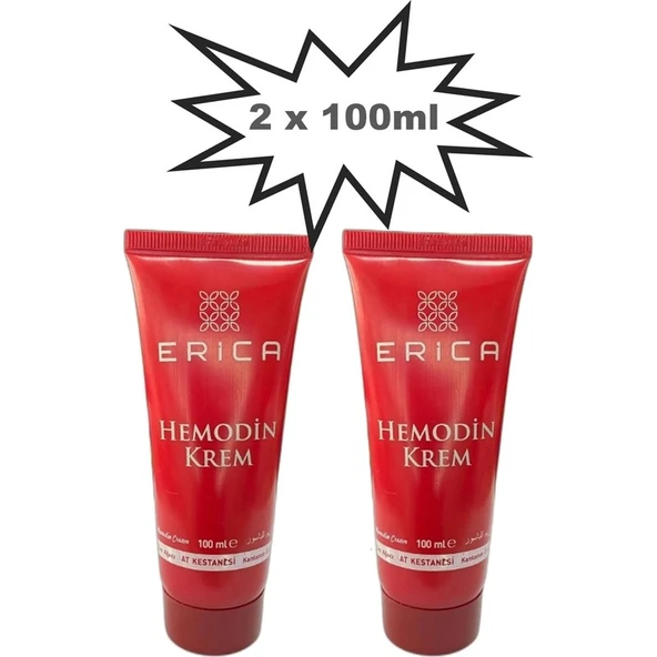 Erica Hemodin Krem 100 ml Tüp 2'li Set - 1