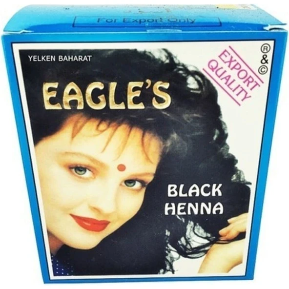 Eagles Siyah Hint Kınası 6'Lı Paket Black Henna - 1