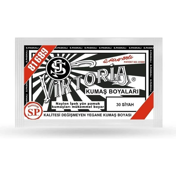 Viktoria Siyah Kumaş Boyası - 1