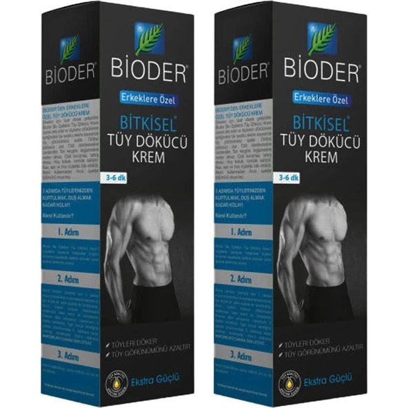 Bioder Bıoder Tüy Dökücü Krem Erkeklere Özel 100ML ( 2 Adet ) - 1