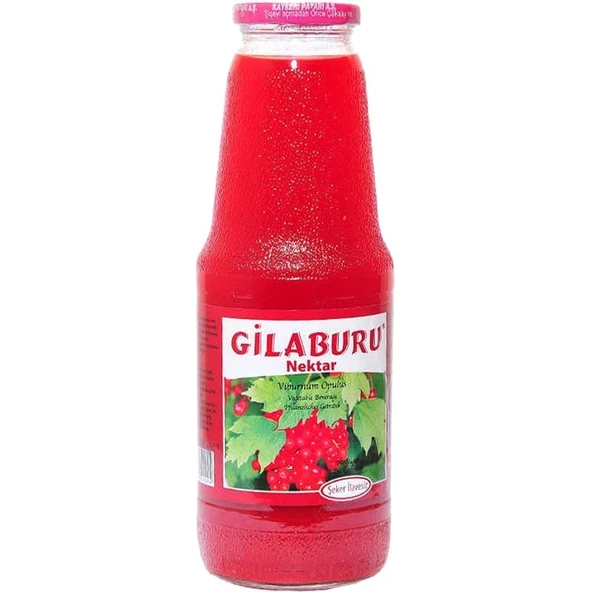 Kayseri Pazarı Şeker İlavesiz Gilaburu Suyu 1 Lt Doğal Meyve Aroması ile Sağlıklı İçim