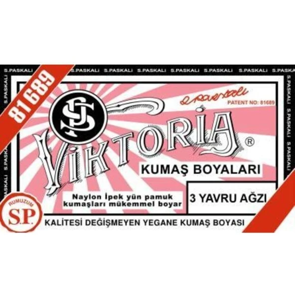 Viktoria Yavruağzı Kumaş Boyası - 1
