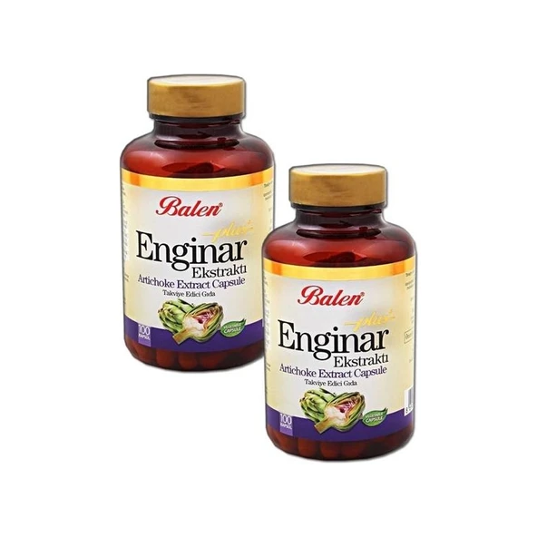 Balen 2 Kutu Balen Enginar Plus Ekstraktı Kapsülü 820 Mg x 100 Kapsül x 2 Takviye Edici Gıda ürün görseli