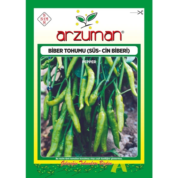 Arzuman Süs Cin Biber Tohumu (Aşağı Bakan) 5 Gram ürün görseli