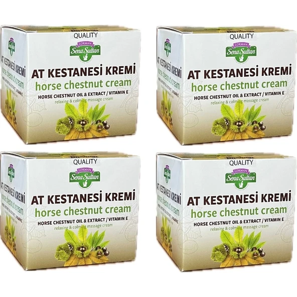 Sena Sultan At Kestanesi KREMİ 100 Ml  4ADET - 1