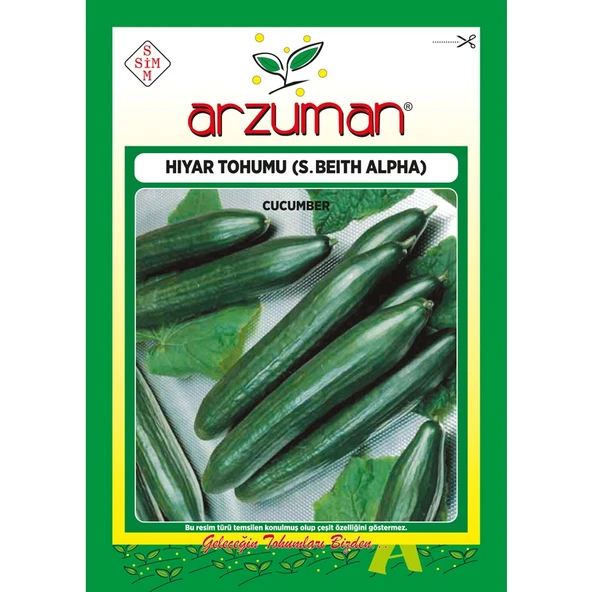 Arzuman S. Beith Alpha Hıyar Tohumu 10 Gram ürün görseli