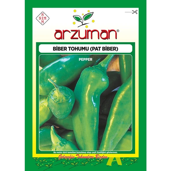 Arzuman Pat Koyu Yeşil Biber Tohumu 10 Gram ürün görseli