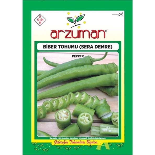 Arzuman Biber Tohumu - Sera Demre Çeşidi -  (5 Gr) ürün görseli