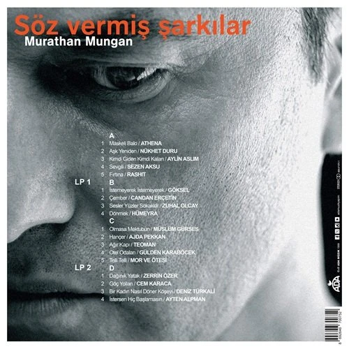 Murathan Mungan Söz Vermiş Şarkılar - 2 Plak - 2