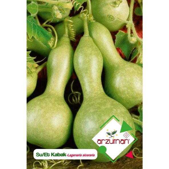 Arzuman Su - Et Kabağı (Lagenaria  Siceraria) Çiçek Tohumu 5 Adet ürün görseli
