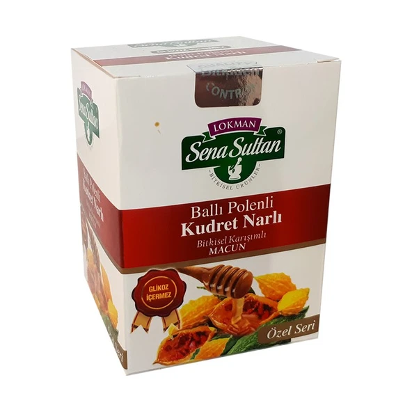 Lokman Sena Sultan Ballı Polenli Kudret Narı Glikozsuz (235 Gr) - 1