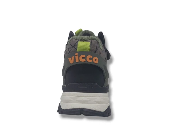 Vicco Tura Haki Kürklü Outdoor Bot - Resim 5