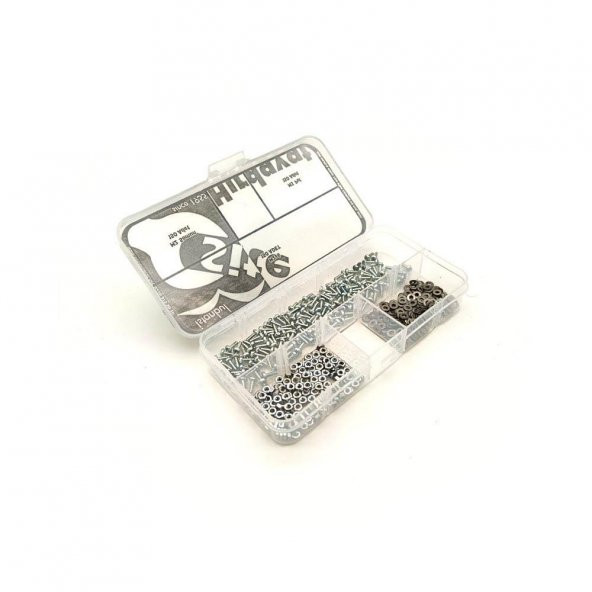 M2x6 YSB Vida Somun ve Pul Seti, 450 Parça - 4
