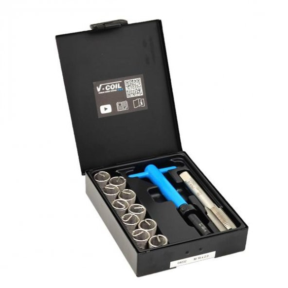 V-Coil M24x2.0 Helicoil Seti Diş Tamir Takımı