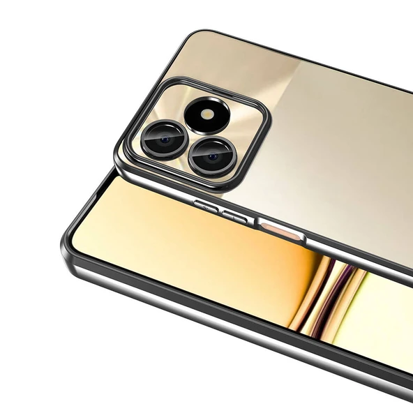 Redmi Note 12 Pro 5G Kılıf Kenarları Lazer Renkli ve Logo Detaylı Şık Esnek Premium Silikon Kapak RYC/Omega - 2