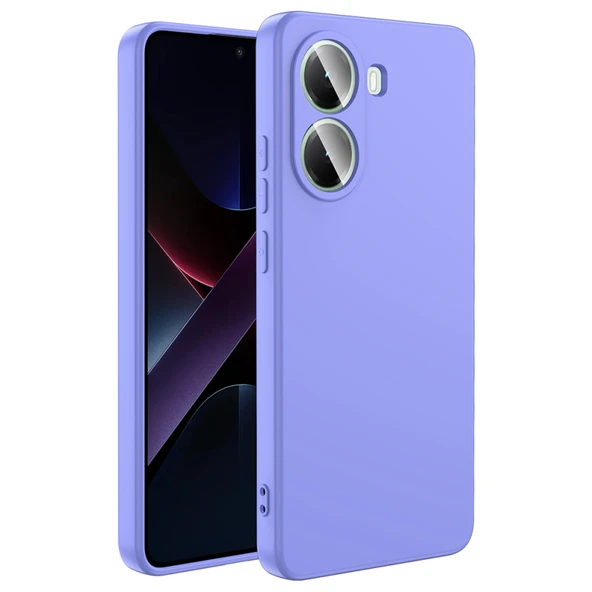 Moby Shop Poco X7 Pro  Kılıf Kılıf İçi Kadifeli Esnek Kadifon Lansman Premium Silikon Kılıf - 1