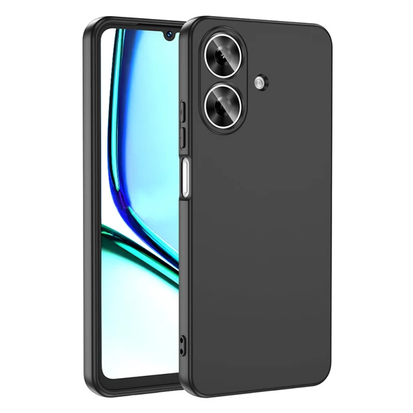 Royal Cover Realme Note 60 Lansman Kılıf İçi Dolgulu Esnek Soft Yapılı Premium Silikon Kapak RCV/Mara - 1
