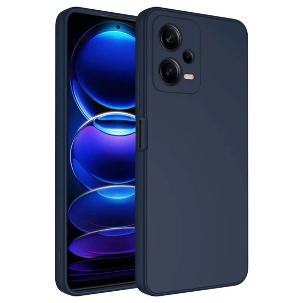 Royal Cover Redmi Note 12 5G Lansman Kılıf İçi Dolgulu Esnek Soft Yapılı Premium Silikon Kapak RCV/Mara - 1