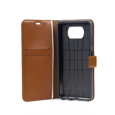 Moby Shop Redmi Note 9 4G Cüzdanlı Kapaklı CardMate Premium Suni Deri Kılıf - 1