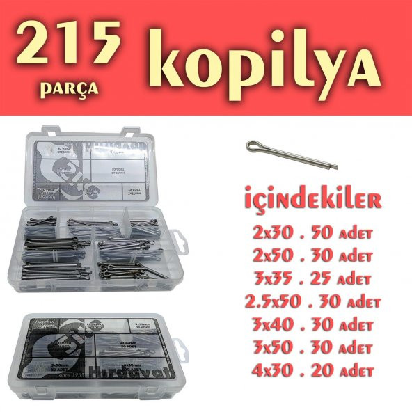 215 Parça Kopilya Seti