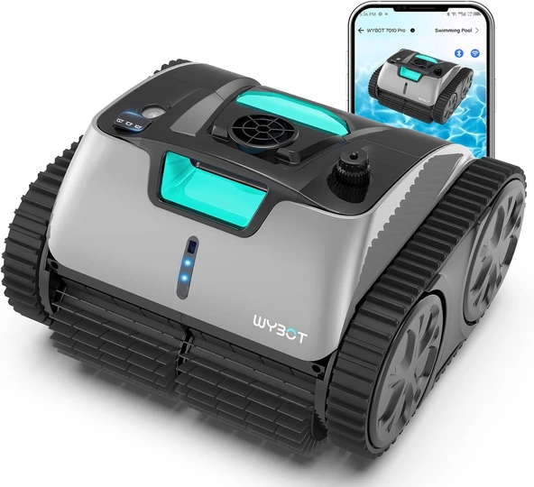 WYBOT C1 MAX 200M2 KABLOSUZ Otomatik Havuz Süpürge Robotu-Robotic Poll Cleaner-ToptancıyızBiz - 2