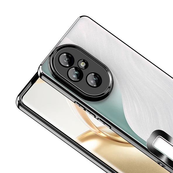 Royal Cover Redmi Note 12 Pro 4G Uyumlu Kenarları Parlak ve Logo Detaylı Şık Esnek Silikon Kapak RCV/Omega - 2