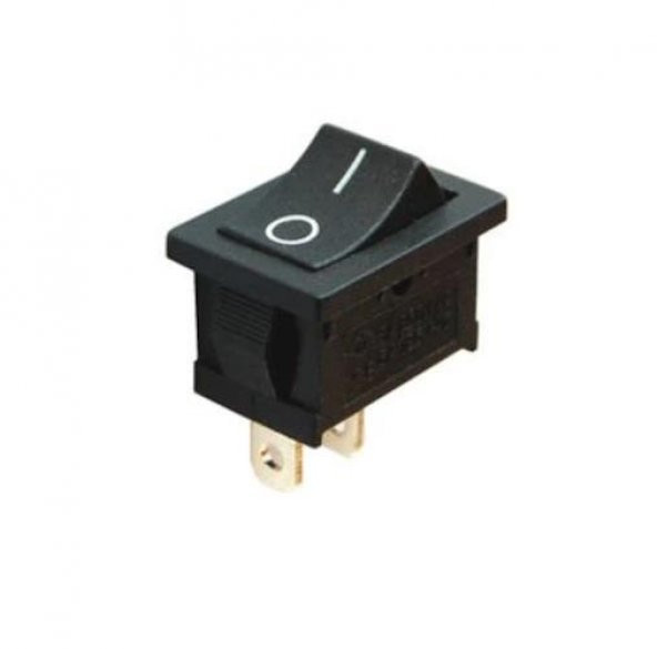 IC-120 Siyah Mini Işıksız Anahtar On/Off Switch 2P