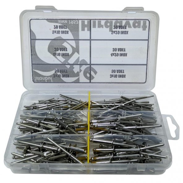 200 Parça Inox Pop Perçin Seti - 2