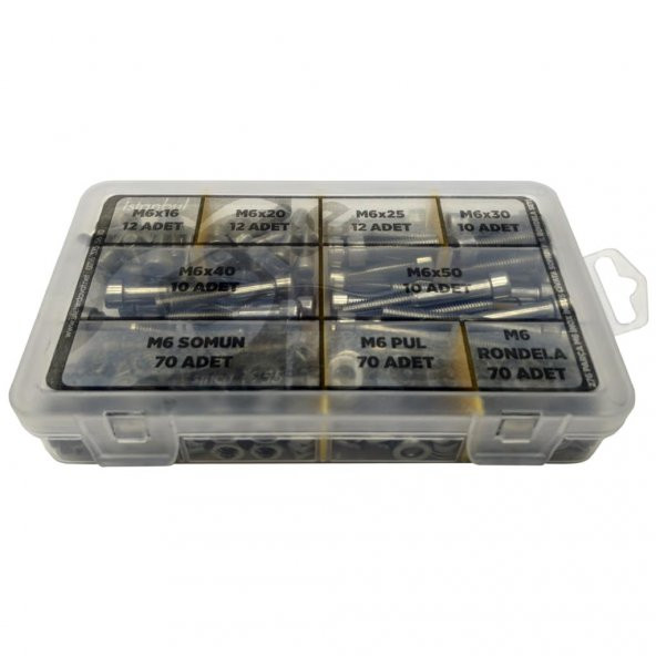 276 Parça M6 Inox Imbus Set - 3