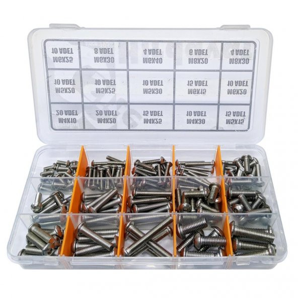 167 Parça Bombe Inox İmbus Set - 3