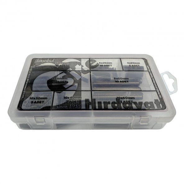 60 Parça Yarıklı Pim Seti - 3