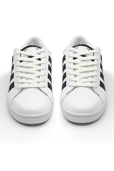 Unisex Günlük Spor Ayakkabı Kaymaz Yumuşak Taban Rahat Bağcıklı Sneaker 473 - 10