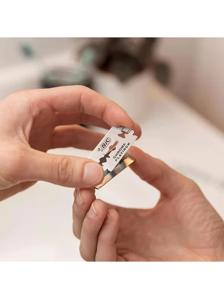 Bic Chrome Platinum Çift Taraflı Tıraş Bıçağı 100'lü Kutu - 3