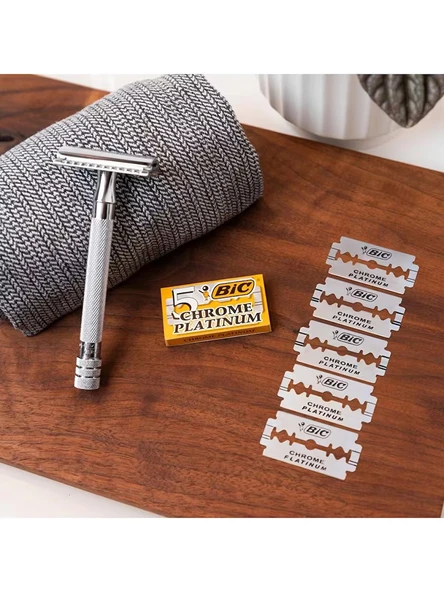 Bic Chrome Platinum Çift Taraflı Tıraş Bıçağı 100'lü Kutu - 5