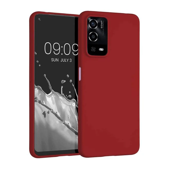 Moby Shop Oppo A55 4G İle Uyumlu Kılıf Esnek Leger Silikon Kapak - 1