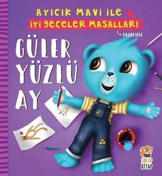 Güler Yüzlü Ay - Ayıcık Mavi İle İyi Geceler Masalları ürün görseli 1