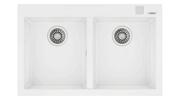 TEKA FORSQUARE 790 TEZGAH ÜSTÜ BEYAZ GRANİT EVYE ürün görseli