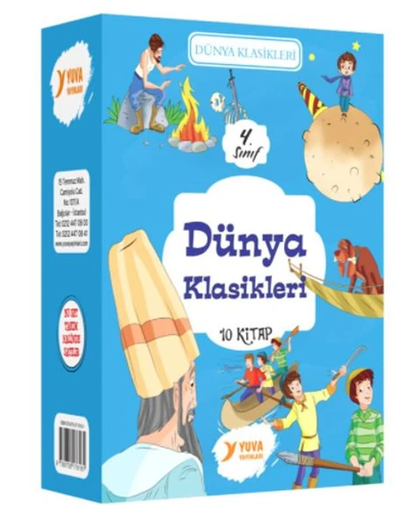 4. Sınıf Dünya Klasikleri Serisi (10 Kitaplık Set) ürün görseli