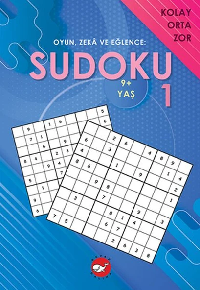 Oyun, Zeka ve Eğlence: Sudoku 1 Kolay, Orta, Zor (9+ Yaş) ürün görseli