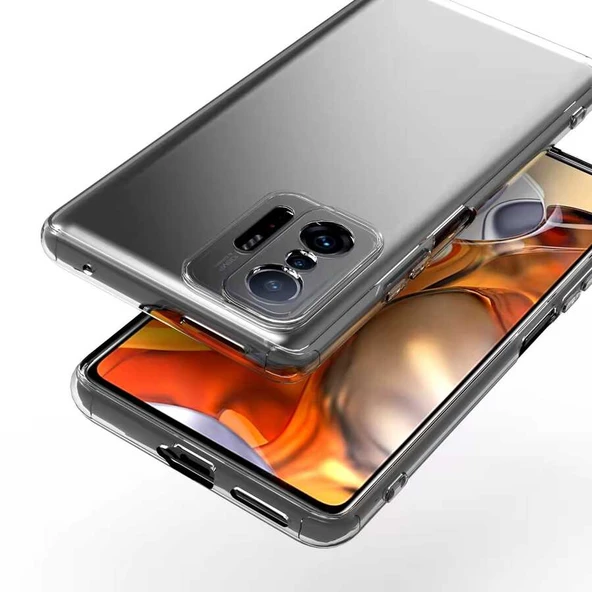 Redmi Note 8 Pro Kılıf Kamera Korumalı Şeffaf Onyx TPU Süper Silikon Kapak - 3