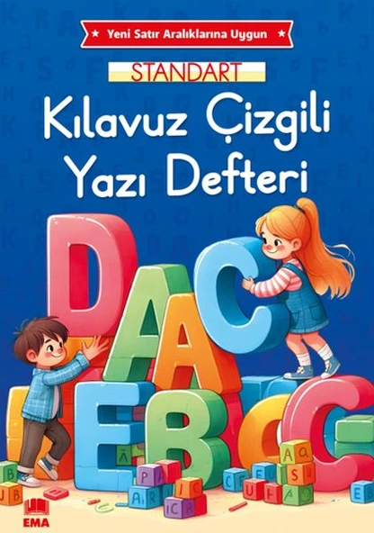 Renkli Standart Çizgili Yazı Defteri A4 Ebat - 1